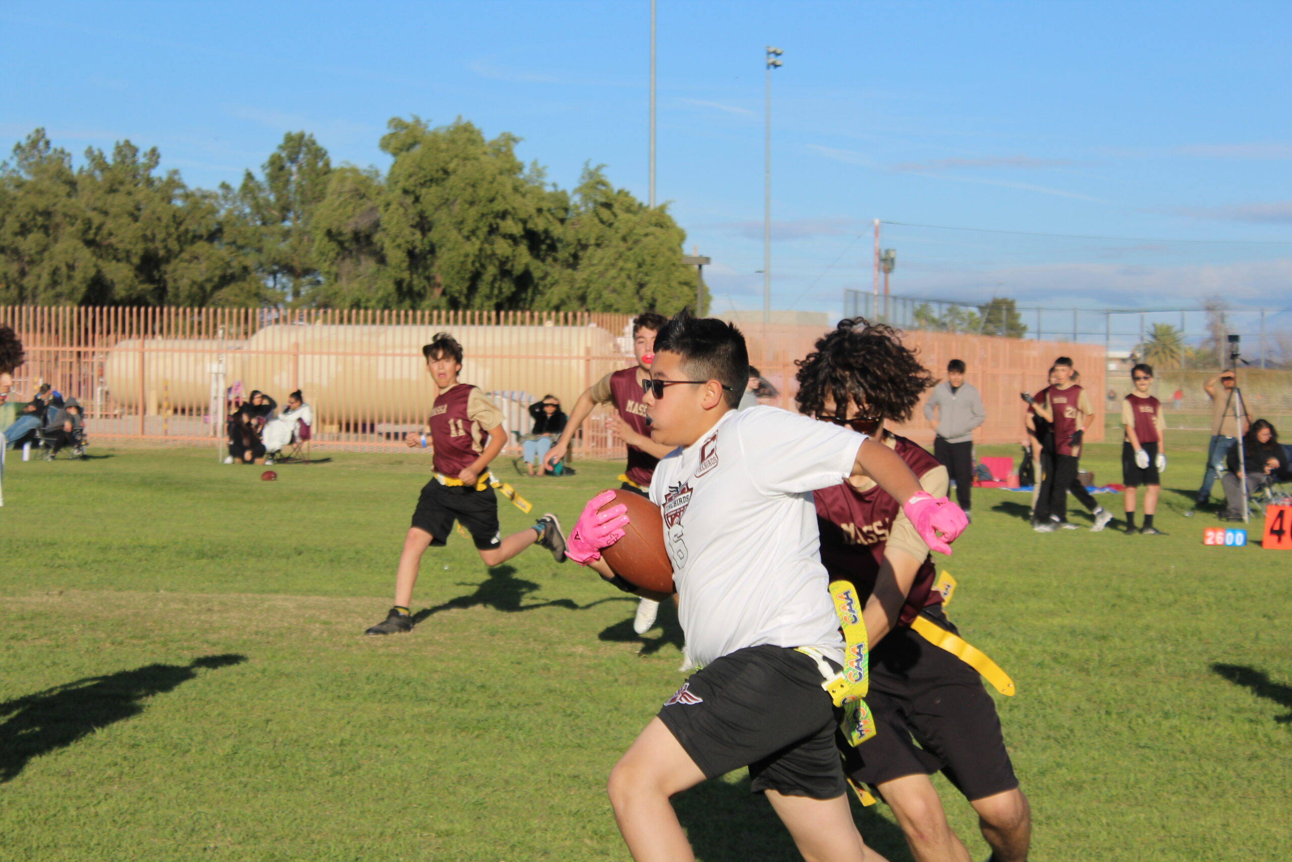 Academy Del Sol student athletes representing the Firebirds at our Tucson K-8 charter school