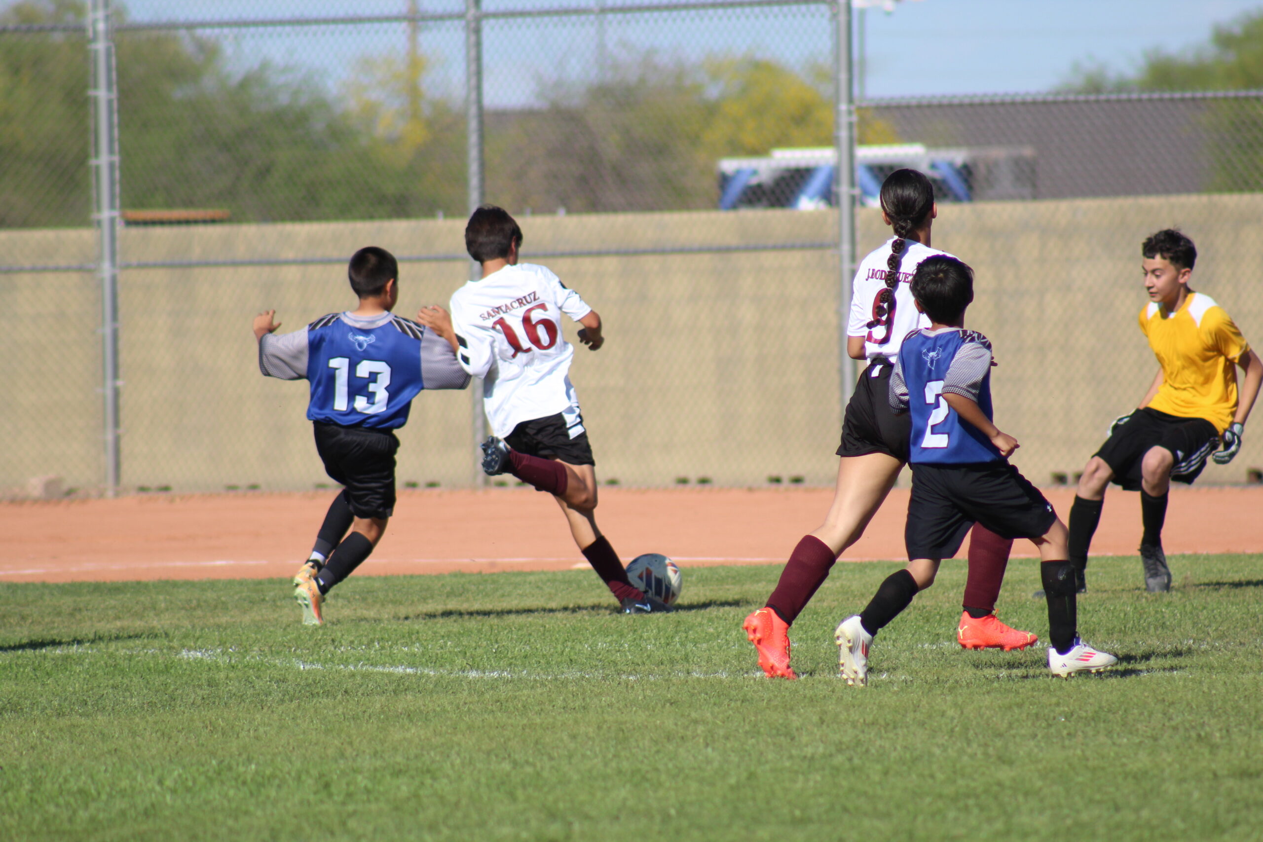 ADS K-8 athletes during a Firebirds game