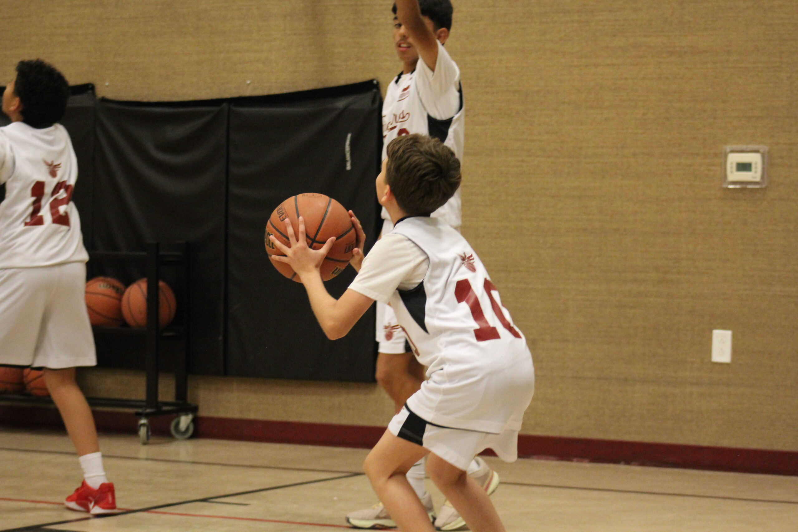 Academy Del Sol basketball game in the Star Valley gym